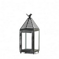 Medium Black Bird Iron Lantern